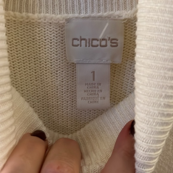 Chicos Turtleneck Sweater Vest; Size 1; Excellent Condition - Picture 3 of 6